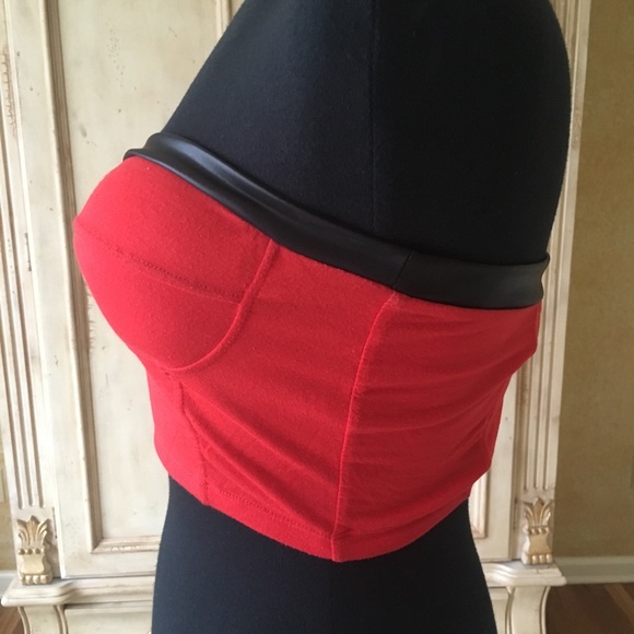 Victoria’s Secret Red Bustier Top - Picture 2 of 6